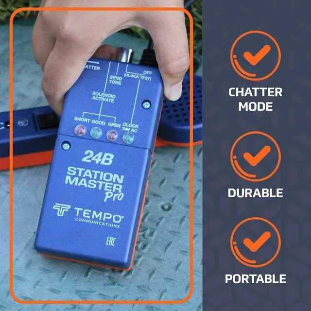 Alt view image 2 of 7 - TEMPO Station Master Pro Sprinkler Valve Locator | Activate Solenoids, Chatter Solenoids, Send Tone, Locate Valve Boxes (Pro Grade Model) (24B-GL)