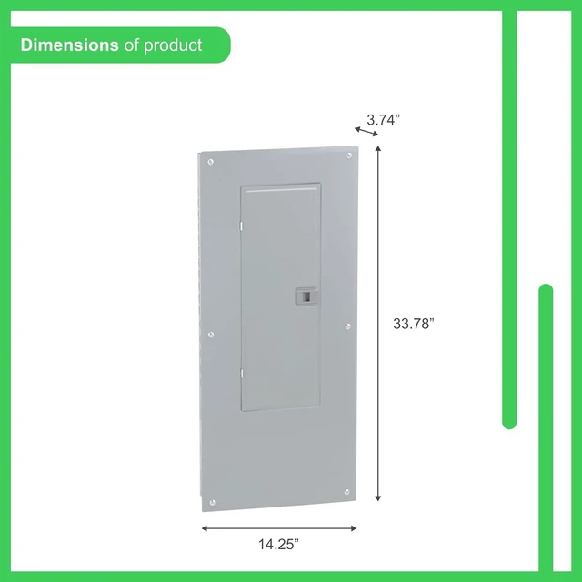 Alt view image 3 of 7 - Square D by Schneider Electric HOM3060L225PC 200A Load Center