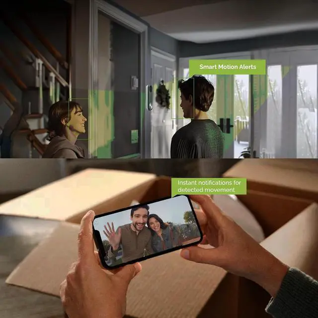 Alt view image 4 of 7 - Remo+ RemoBell S WiFi Video Doorbell Camera with HD Video, Motion Sensor, 2-Way Talk, and Alexa Enabled (No Monthly Fees) (Free Cloud Storage)