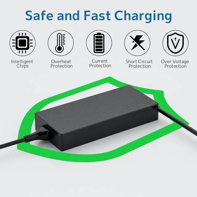 Alt view image 7 of 7 - 200W Laptop Charger for Asus Flow ROG Zephyrus ProArt TUF Power Supply Cord | A20-200P1A Compatible with Asus ROG Zephyrus G16 G14 GA605 GU605 GA403 GU605MU GA403UI Flow Z13 TUF A14 ProArt P16 PX13