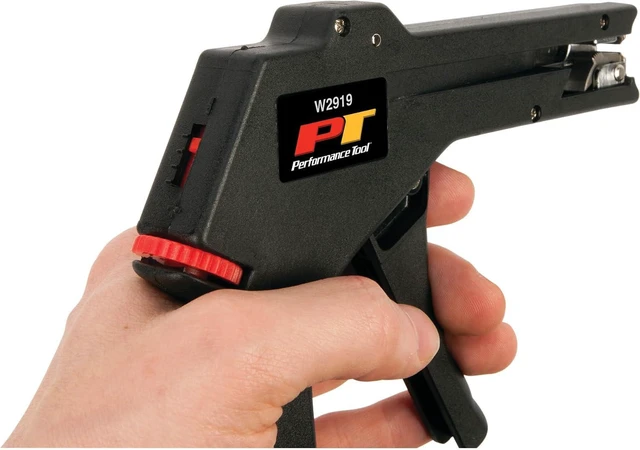 Alt view image 3 of 4 - PERFORMANCE TOOL W2919 Wilmar Adjustable Cable Tie Gun Black