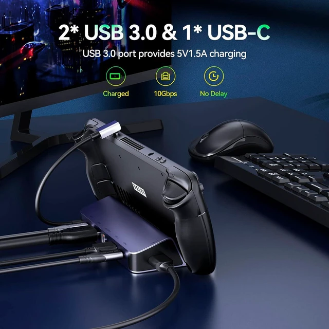 Alt view image 6 of 7 - QUUGE Laptop Stand Docking Station Dual Moniteur QS601 (QS603)