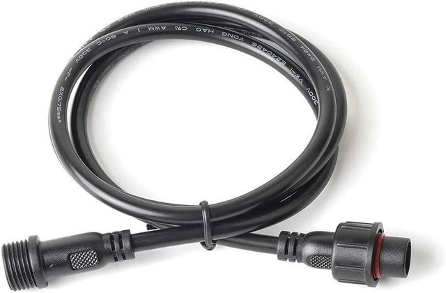Main image of 5PCS 9.84ft 3meter 3 Pin 0.75mm²/18AWG IP65 Extension Cable Wire with Male and Female Connectors at Both Ends for WS2811 WS2812B SK6812 FCOB CCT etc LED Strip 22mm nut Big Size