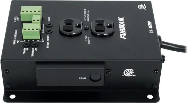 Alt view image 5 of 7 - Furman Sound BlueBOLT CN-15MP 15A MiniPort Remote Duplex Smart Outlet