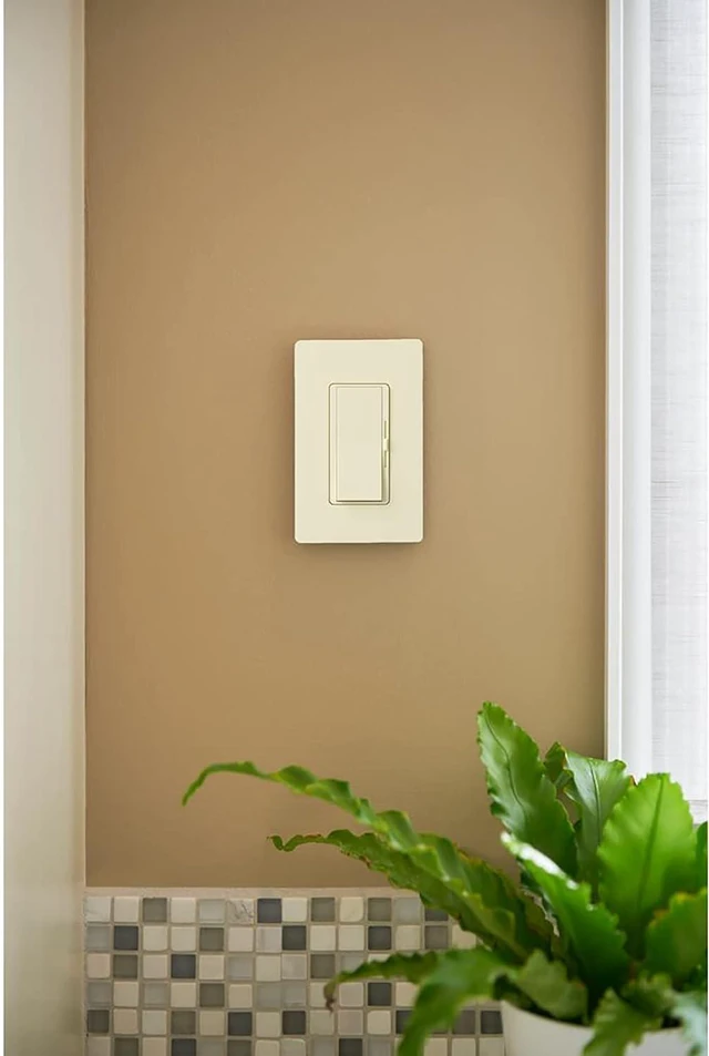 Alt view image 3 of 5 - Lutron DVLV-600P-BL Diva Magnetic Low-Voltage Dimmer, Black
