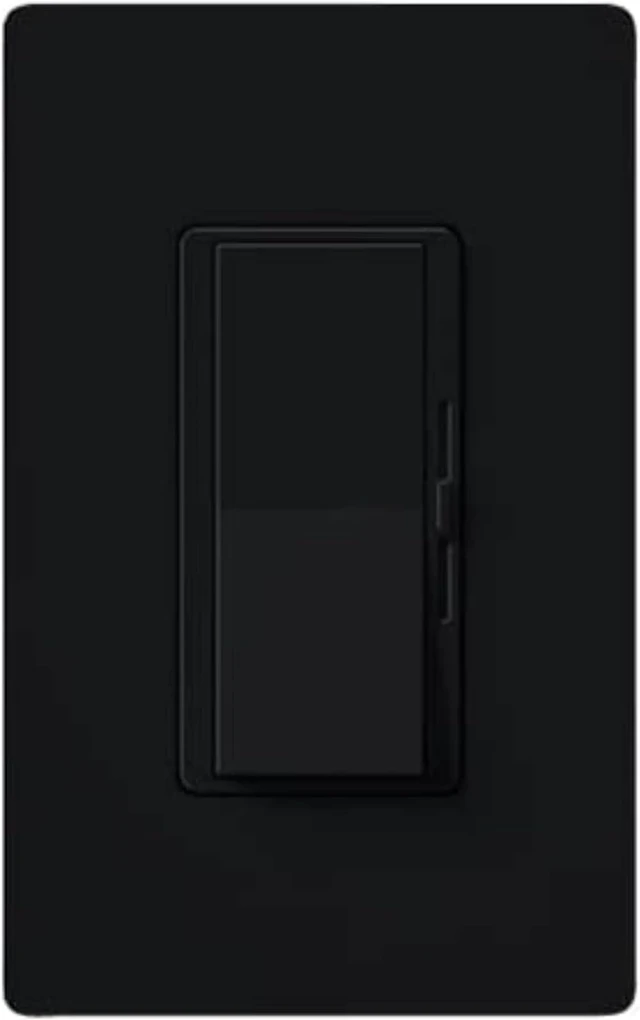Alt view image 2 of 5 - Lutron DVLV-600P-BL Diva Magnetic Low-Voltage Dimmer, Black