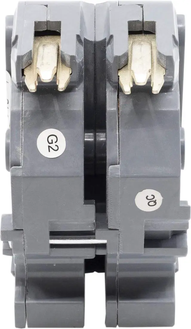 Alt view image 3 of 5 - Connecticut Electric UBIF220N-New Federal Pacific Electric Stab-Lok NA220 Replacement. Two Pole 20 Amp Thick Series Circuit Breaker.