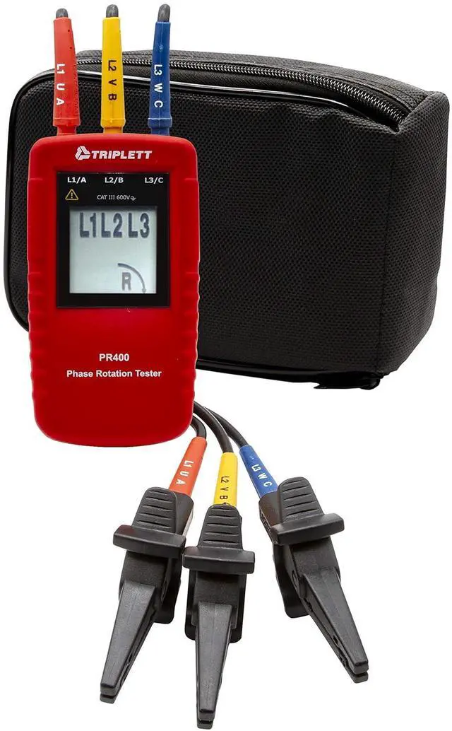 Alt view image 6 of 6 - Triplett PR400 Phase Rotation Tester