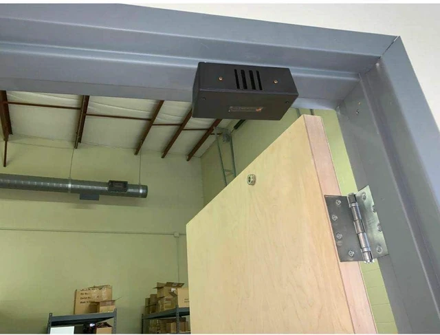 Alt view image 5 of 6 - EZCHIME Entrance Alert Mechanical Chime - Easy to Install Door Entry Alert for All Door Types - Powerful Yet Welcoming Business Door Bell - Door Chimes When Door Opens for Business