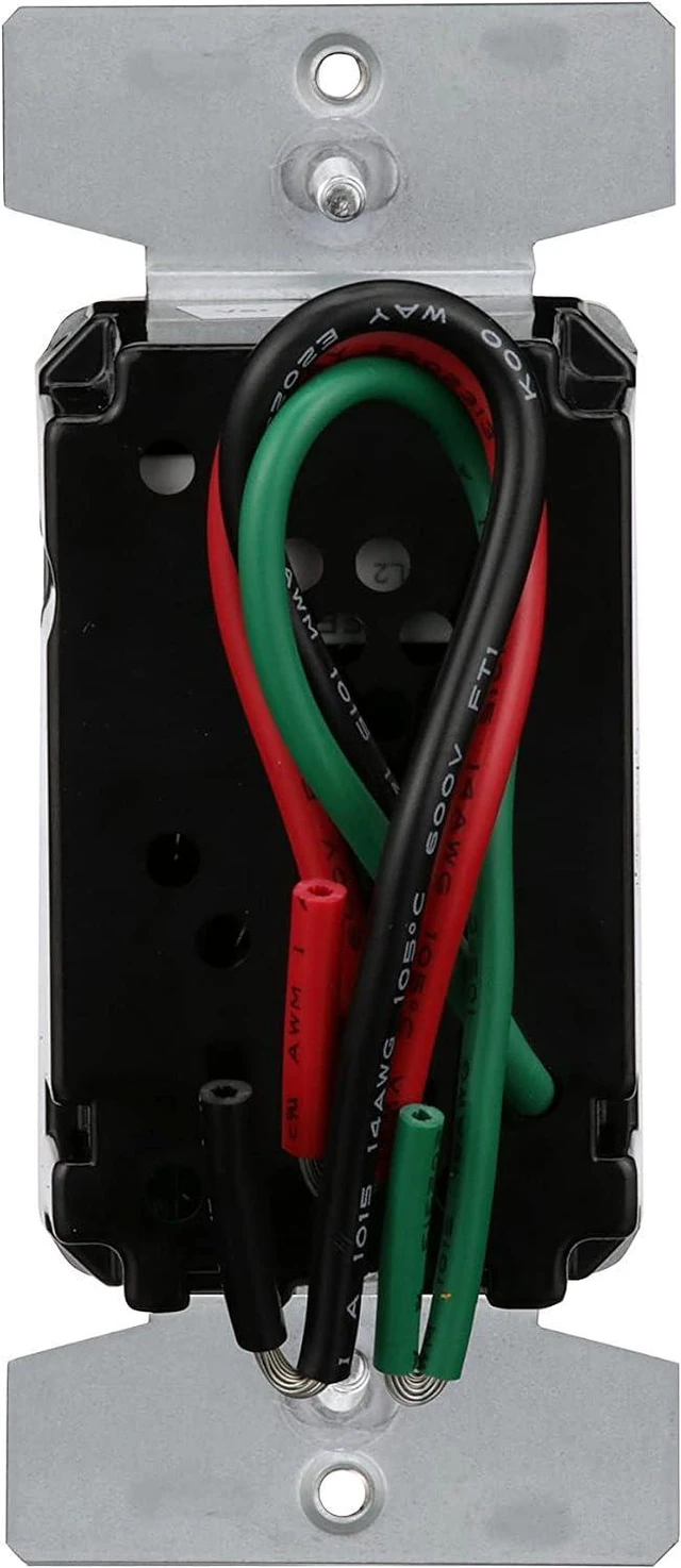 Alt view image 4 of 4 - Cooper Wiring Devices PT18MLA ACCELL 5-Button Preset Minute Timer, Light Almond