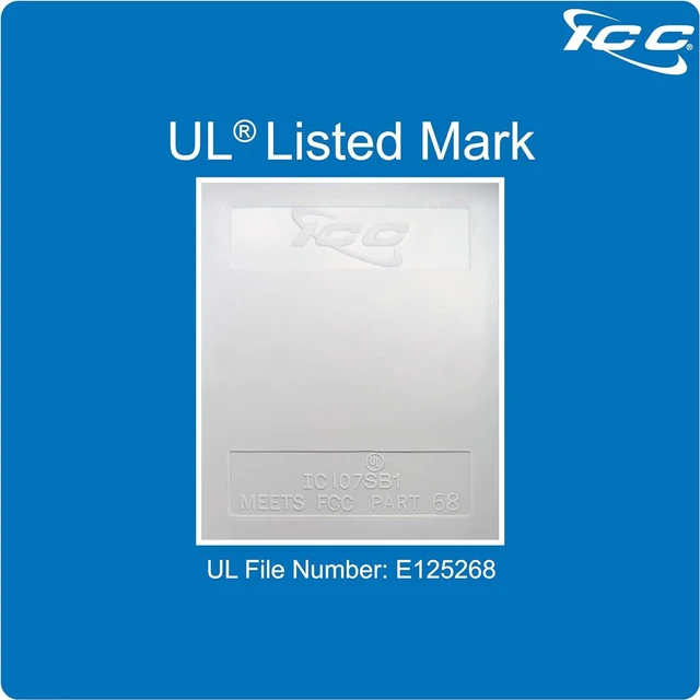Alt view image 2 of 7 - ICC Surface Mount Box with 1 Port, White, 25-Pack