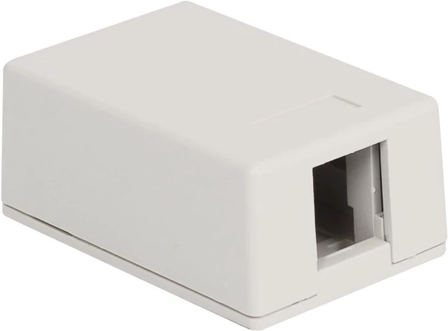 Alt view image 4 of 7 - ICC Surface Mount Box with 1 Port, White, 25-Pack