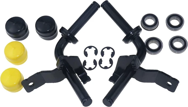 Alt view image 2 of 6 - DVPARTS Steering Spindle Kit GY22251BLE GY22252BLE for John Deere LA100 LA105 LA115 LA120 LA125 LA130 LA135 LA140 LA145 LA150 LA155 LA165 LA175 D100 D110 D120 D130 D140 D150 D155 D160 D170