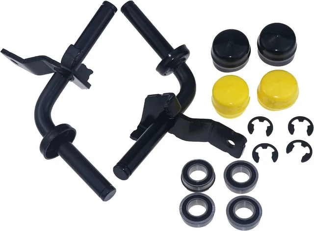 Alt view image 4 of 6 - DVPARTS Steering Spindle Kit GY22251BLE GY22252BLE for John Deere LA100 LA105 LA115 LA120 LA125 LA130 LA135 LA140 LA145 LA150 LA155 LA165 LA175 D100 D110 D120 D130 D140 D150 D155 D160 D170