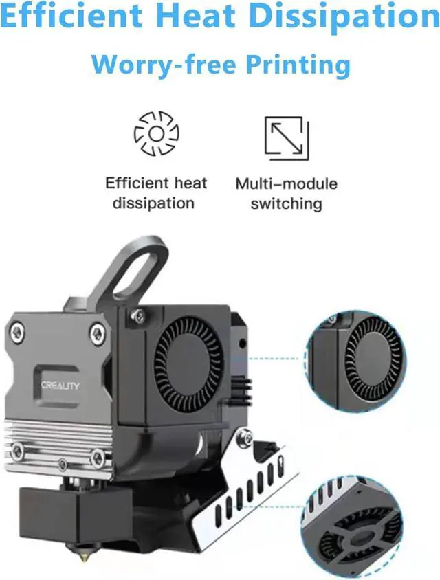 Alt view image 4 of 6 - Creality Official Sprite Extruder Pro KitSupport 300° High Temperature PrintingAll Metal Direct Drive Extruder for Ender 3/Ender 3 V2/Ender 3 Pro/Ender 3 MAX 3D Printers