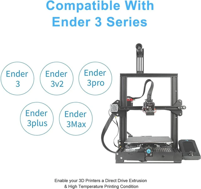Alt view image 6 of 6 - Creality Official Sprite Extruder Pro KitSupport 300° High Temperature PrintingAll Metal Direct Drive Extruder for Ender 3/Ender 3 V2/Ender 3 Pro/Ender 3 MAX 3D Printers
