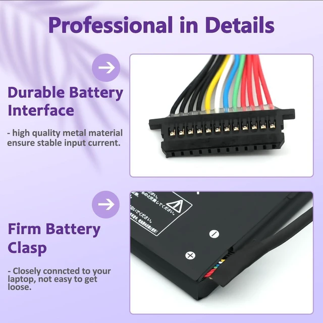 Alt view image 5 of 6 - 81WH L23M2PK0 L23B2PK0 Laptop Battery Replacement for Lenovo Legion Go 8APU1 8.8 inch AMD Ryzen Z1 Extreme Handheld Gaming PC Series L23D2PK0 L23C2PK0 L23L2PK0 5B11M36299 5B11M36296 5B11M36298