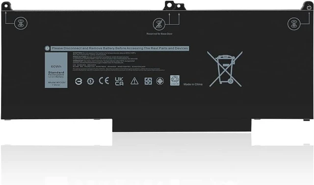 Main image of TREE.NB MXV9V Laptop Battery for Dell Latitude E7400 E7300 E5300 E5310 E7300 E7400, Latitude 5300 5310 2-in-1, P96G P97G P99G P100G 5VC2M 05VC2M 829MX 0829MX 60Wh 7.6V