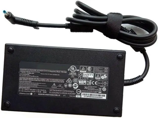 Main image of Original 19.5V 10.3A 200W TPN-CA03 815680-002 AC Power Adapter Charger for HP Omen 15-CE009NL 15-CE009TX ZBook 17 G3 608431-002 609945-001 HSTNN-CA16 HSTNN-DA16 Laptop Power Supply AC Cord