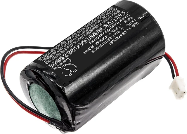 Alt view image 2 of 6 - Battery for Visonic MC-S710, MC-S720, MCS-730, 0-9912-K, ER34615M/W200,