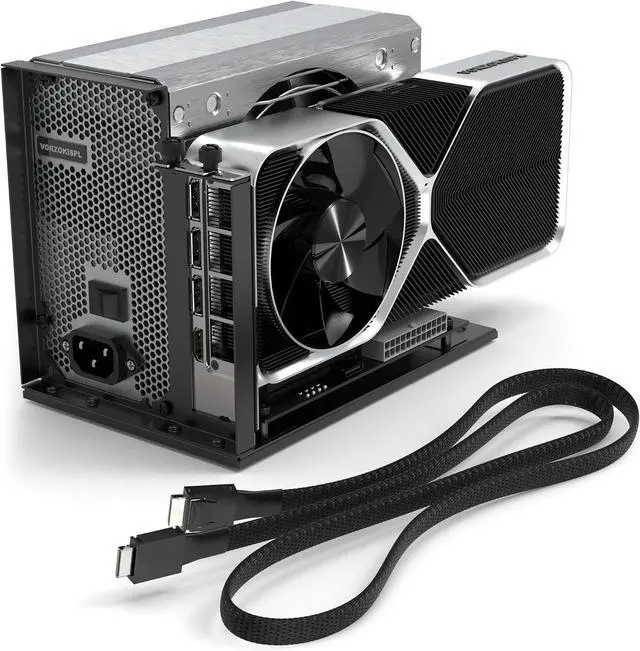 Main image of PCIe 4.0 x4 64Gbps eGPU Dock with 29.5 in SFF-8611 OCuLink Cable, OCuLink SFF-8612 8311 to PCIe x16 External GPU Dock for Laptop & Mini PC, External gpu Enclosure Supports External Graphics Card
