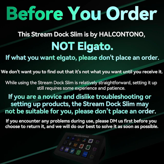 Alt view image 2 of 7 - Stream Dock - Mirabox Steamdeck for PC Mac, Wired Streaming Controller for Content Creators Gamers, Programmable Macro Keyboard, Streaming Gaming Setup (V293 Slim with Screen)