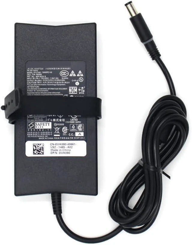 Alt view image 2 of 6 - 19.5V 4.62A 90W AC Adapter Charger for DELL Studio 1735 1737 15 17 PA-3E
