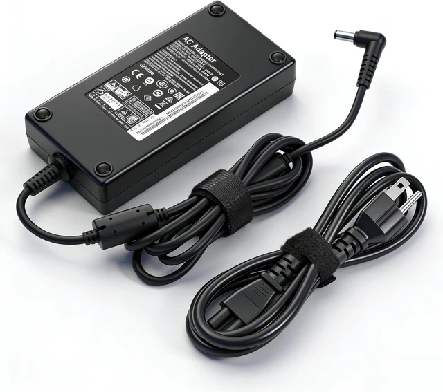 Alt view image 2 of 5 - AC Adapter for MSI Gaming Laptop Charger 180W 150W 120W, MSI GF63 GF75 Thin Gaming Laptop Power Supply Cord