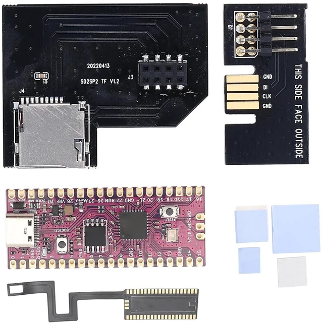 Main image of Starter Kit for GC DOL 001 Console, RPi Picoboot GC DOL 001 Console Development Board FPC Flex Cable with Micro Storage Card Reader SD2SP2 Pro Adapter