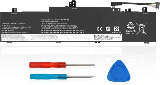 Main image of L22X3PG4 L22B3PG4 L22D3PG5 L22M3PG5 Laptop Battery Replacement for Lenovo ThinkPad E14 Gen 5/6 E16 Gen 1/2 Series L22L3PG5 L22D3PG4 L22M3PG4 SB11K63019 5B11K63025 SB11N45980 5B11N45988 5B11N46005