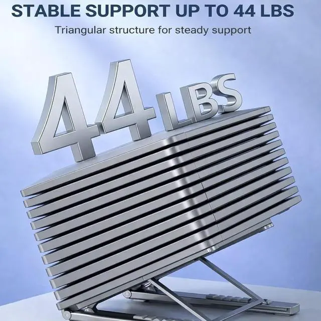 Alt view image 4 of 7 - 8-in-1 USB-C Laptop Docking Station Stand, Laptop Stand with Docking Station with 4K HDMI, 100W PD & 5 USB Ports, Foldable Multiport Adapter for USB-C Laptops, Sophisticated Power, Simplified (1Pc)