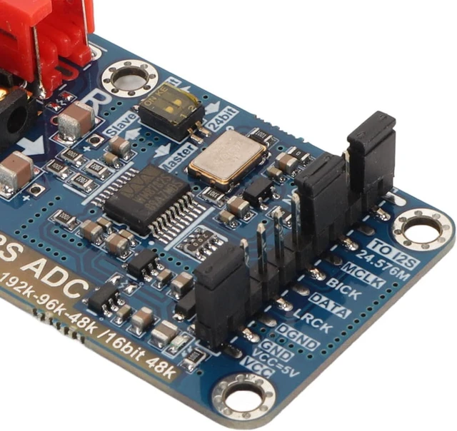 Alt view image 7 of 7 - I2S ADC Audio Capture Card Module, Support Host Slave Mode with 6dB Amplification for 24bit 192k/96k/48k Audio Conversion, Plug and Play for Audio Enthusiasts