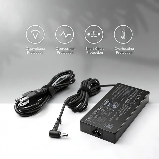 Alt view image 6 of 6 - 120W Laptop Charger Fit for MSI GF63 GV15 Thin,Cyborg 14 15, A17-120P2A