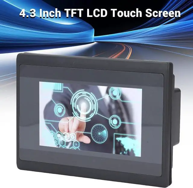 Alt view image 2 of 7 - 4.3in WSB4322R HMI Touch Screen PLC, 600MHz ARM9 CPU, 8MB DDR2 Memory, for Intelligent Controllers, 140x98x36mm