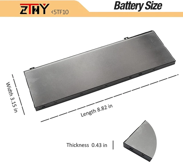 Alt view image 7 of 7 - ZTHY 5TF10 Laptop Battery Replacement for Dell Precision 7730 7740 P34E 7530 7540 P74F Series Notebook NYFJH RY3F9 0RY3F9 7M0T6 GHXKY 05TF10 P34E001 P34E002 P74F001 P74F002