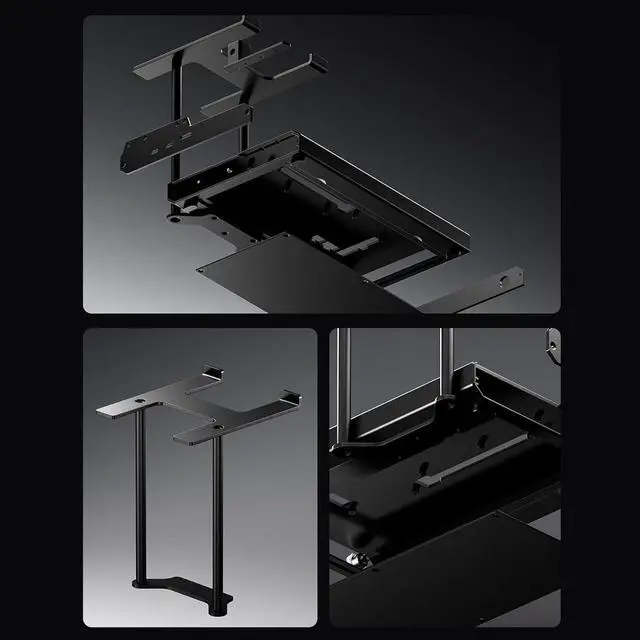 Alt view image 5 of 7 - PUSOKEI EGPU Dock, Oculink Interface Graphics Dock Station, PCIe 4.0 X4 64Gbps Oculink External GPU Enclosure, Support ATX/SFX Power Supply, for N VIDIA/A MD Graphics Card