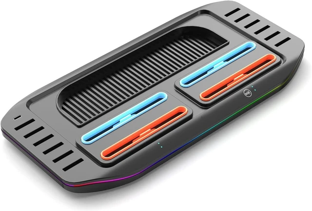 Main image of Fast Charging Dock Station with USB Cable for NS2. Includes Space Saving Design Dock with Current Protection and Game Card Storage