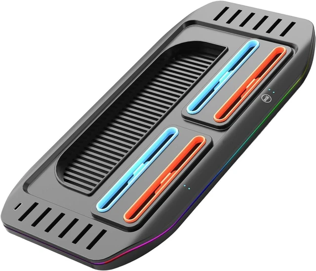 Alt view image 3 of 7 - Fast Charging Dock Station with USB Cable for NS2. Includes Space Saving Design Dock with Current Protection and Game Card Storage