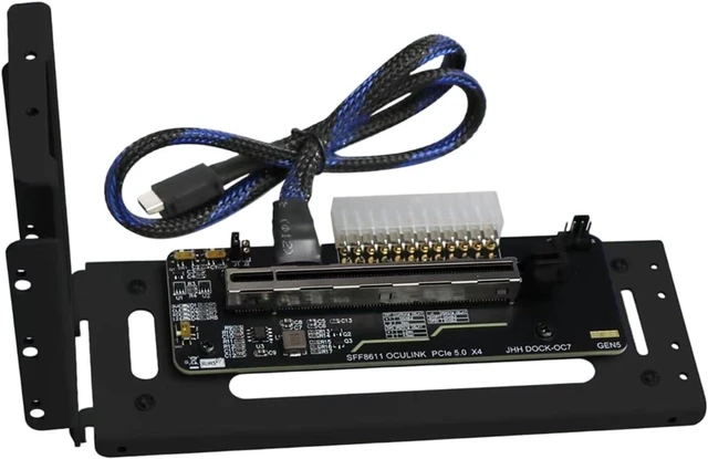 Alt view image 4 of 7 - PCIE 5.0 GPU External Graphics Card Dock Laptop Docking Station 8611 Low Latency Connection GPU Dock for Gaming Handhelds