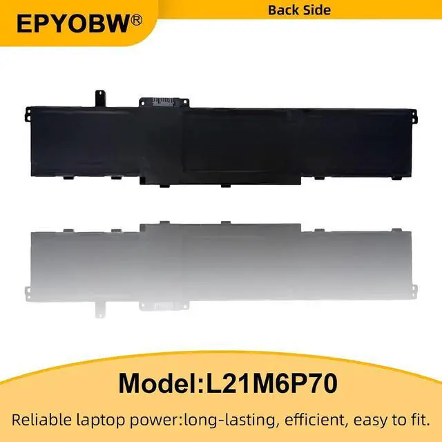Alt view image 7 of 7 - L21M6P70 Laptop Battery 94Wh 8120mAh 11.52V Compatible with Lenovo ThinkPad P16 Gen 1 2 / ThinkPad P14s Gen 5 Series L21L6P70 L22M6P70 L22L6P70 SB10W51994 5B10W51893 SB11M89891