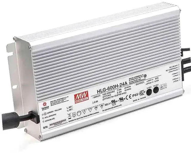 Alt view image 2 of 4 - LED Power Supplies 600W 24V 25A IP65 Dimming CV+CC