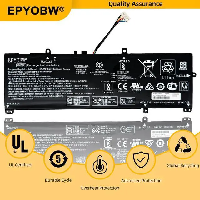 Alt view image 5 of 6 - MM02XL Array Battery 37.6Wh MM02037XL L28076-005 L27868-2D1
