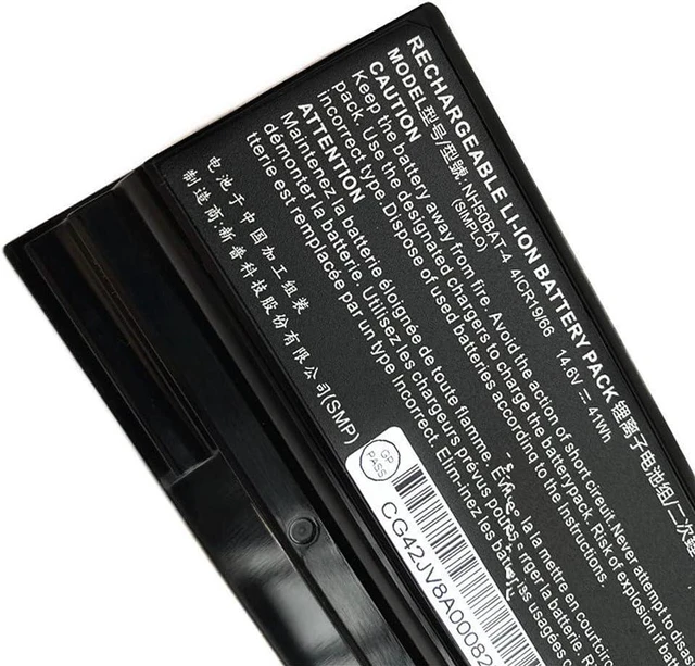 Alt view image 2 of 3 - Compatible for HASEE T58-VB Z7-CT7VK G8-CT7NA NH50BAT-4 Series Compatible for hasee nh50bta-4 41Wh batería Compatible for HASEE NH50BAT-4 Batería 2750mAh 14.6V