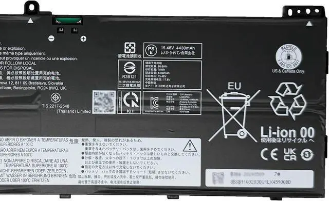 Alt view image 4 of 6 - L24D4PK5 Laptop Battery 70Wh 4523mAh 15.48V L24M4PK5 5B11Q02060