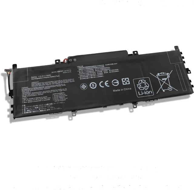 Alt view image 4 of 6 - 15.4V 3255mAh 50Wh C41N1715 Replacement Battery Compatible for ASUS ZenBook 13 UX331FA UX331FN UX331UA UX331UA-1A UX331UA-1B UX331UA-1E UX331UAL-1C UX331UN Series