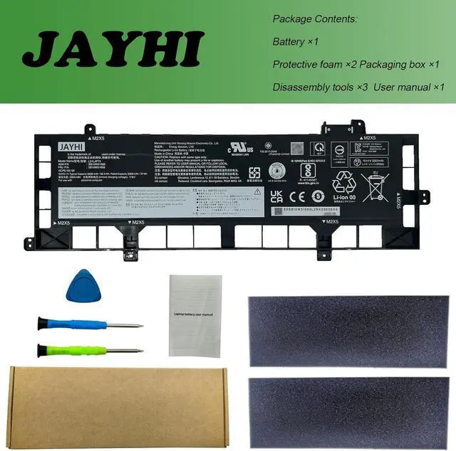 Alt view image 3 of 7 - JAYHI L21L4P72 52.5Wh Laptop Battery L21M4P73 L21D4P72 L21M4P74 L21C4P72
