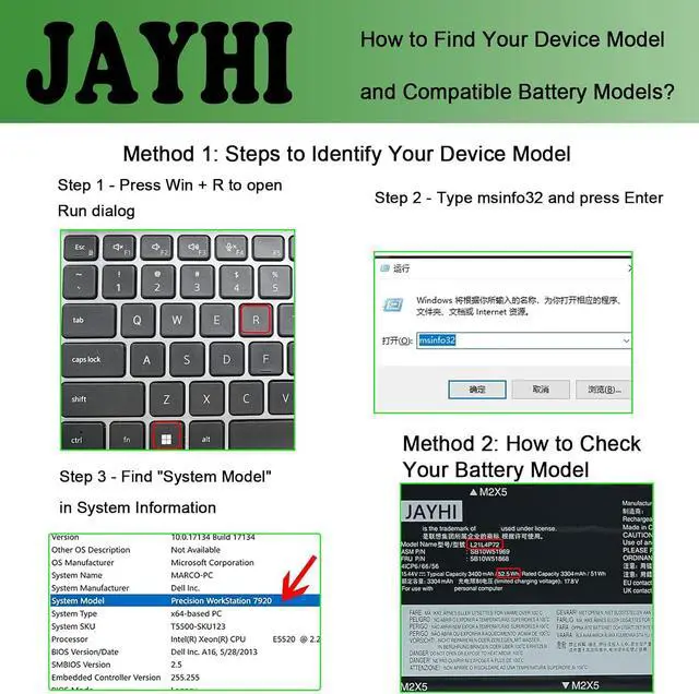 Alt view image 7 of 7 - JAYHI L21L4P72 52.5Wh Laptop Battery L21M4P73 L21D4P72 L21M4P74 L21C4P72