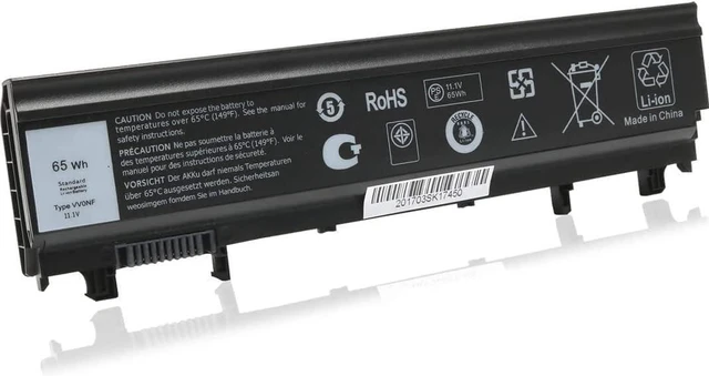 Alt view image 2 of 6 - 11.1V 65Wh VV0NF Compatible for Dell Latitude E5440 E5540 VVONF N5YH9 VJXMC 0M7T5F 0K8HC 1N9C0 7W6K0 F49WX NVWGM CXF66 WGCW6