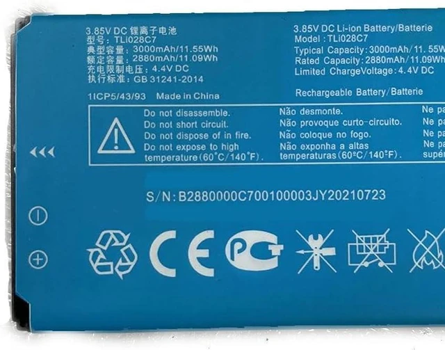 Alt view image 4 of 4 - 50Wh G6BTA019H 0B23-00E00RV Compatible for WACOM Cintiq Companion 2 DTH-W1310 (11.4V/4470mAh)