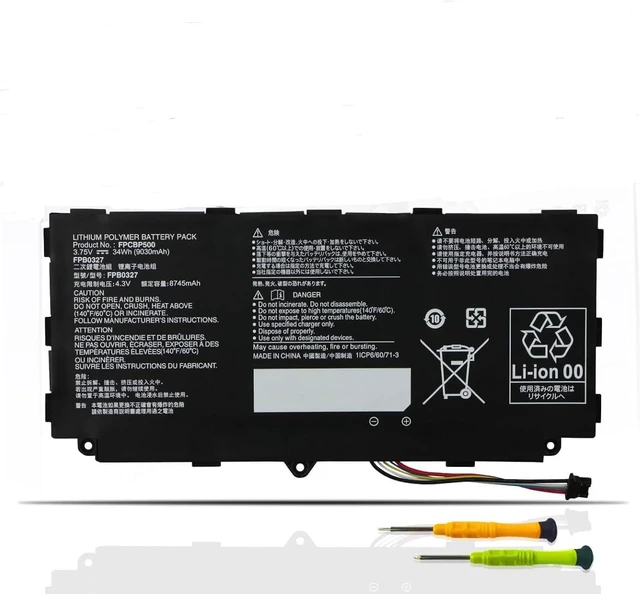 Main image of 3.75V 34WH FPB0327 FPCBP500 Compatible for Fujitsu Arrows Tab Q506 Q507 CP695045-01 CP69504501 Series